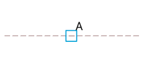 A slider shown as a square